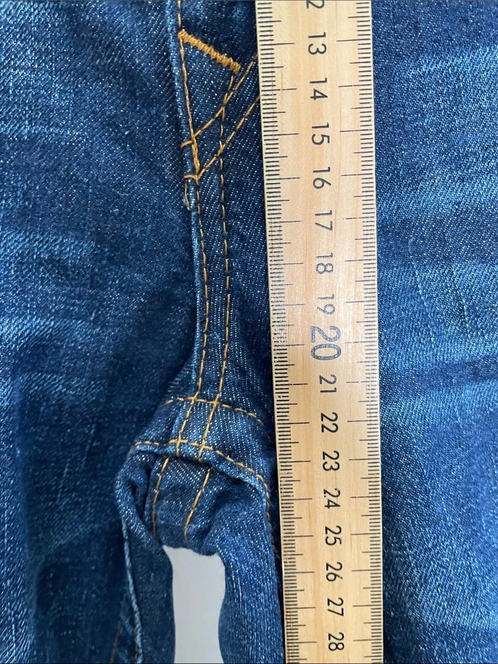 True Religion Y2K Sammy Old Multi Boot Cut Wide Legged Denim Jeans Blue Size 32 - Picture 12 of 13